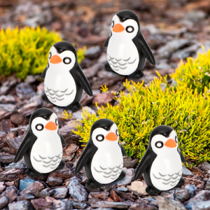 Enfeite Jardim Pinguim